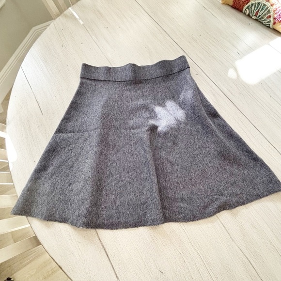 Ann Taylor Factory Dresses & Skirts - New ANN TAYLOR FACTORY Women’s Blue Ponte Knit Full A-Line Skirt Pull On Size L